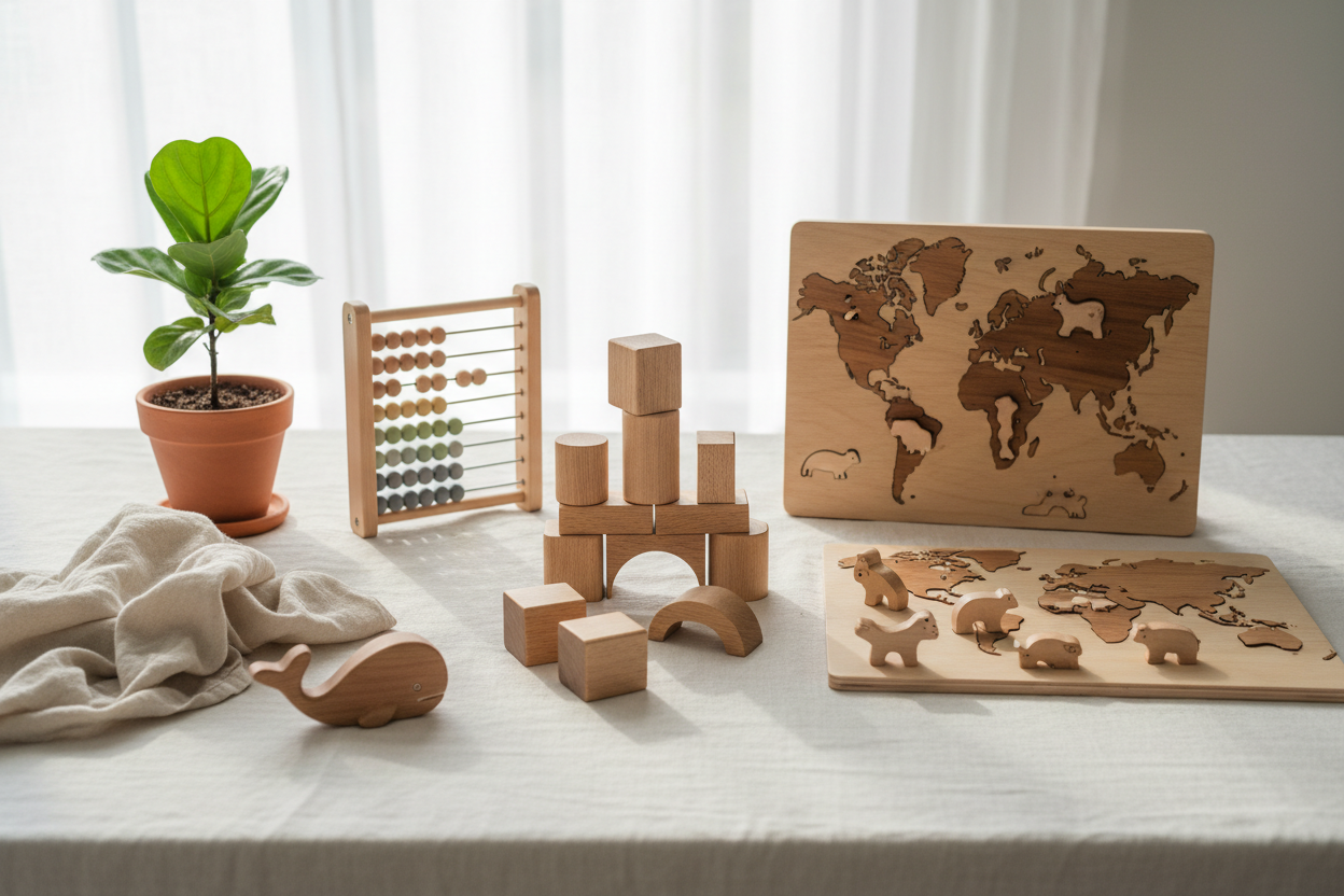 Montessori Wooden Toys for 1, 2 & 3 Year Olds - Sprouthands