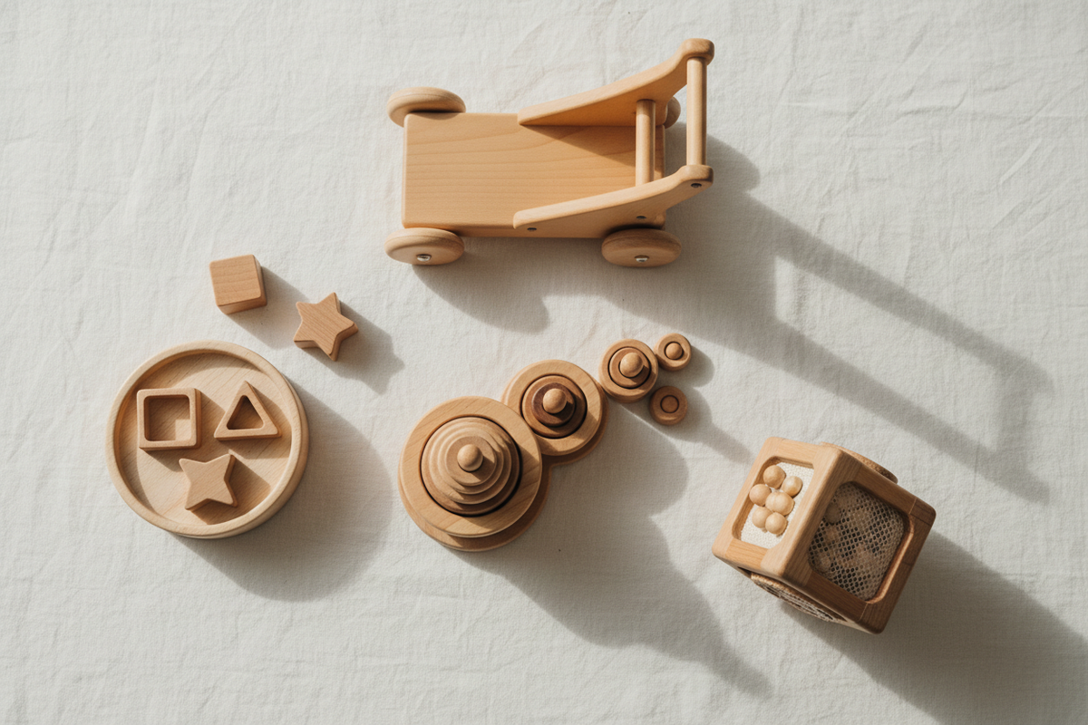 The Best Wooden Toys for 1 Year Olds: What Actually Supports Development
