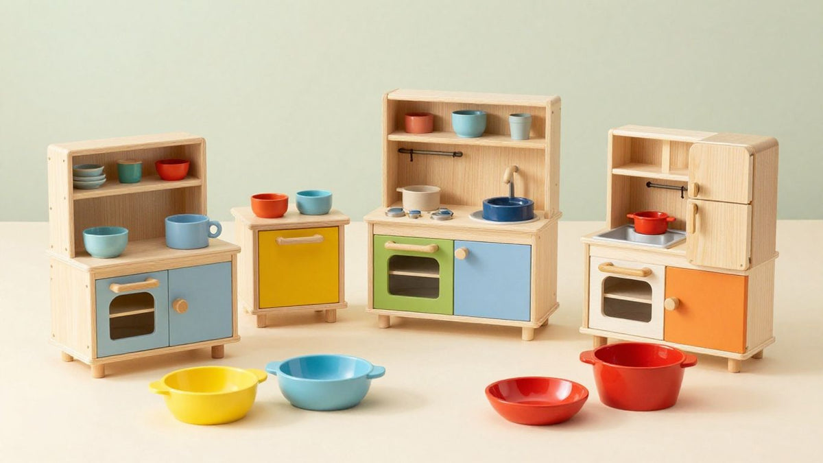 Aldi wooden toy kitchens and appliances event.
