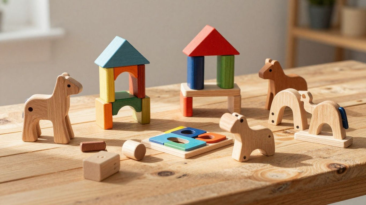 Wooden toys from Aldi and Lidl