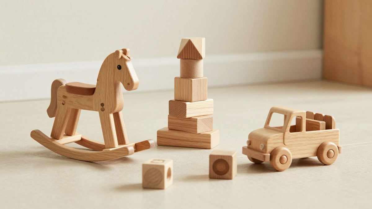 Joanna Gaines' wooden toy collection for Target.