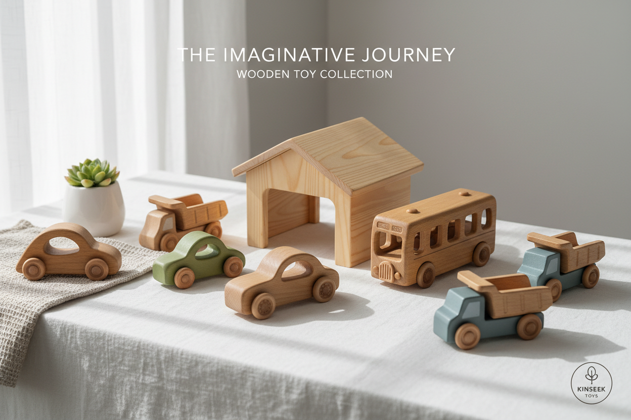 Wooden Toy Vehicles & Cars for Toddlers 1-3 - Sprouthands