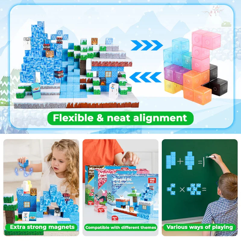 Winter World Magnetic Building Set