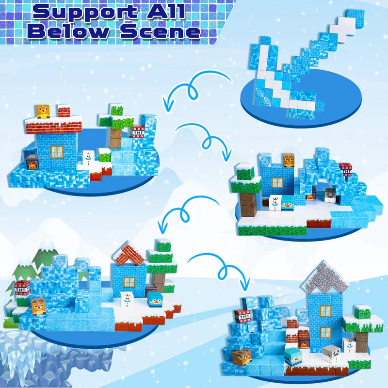 Winter World Magnetic Building Set