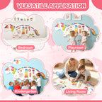 11-In-1 Dinosaur Activity Wall Busy Board Panels for Toddlers Education and Early Development