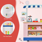 Toy Cart Play Set with POS Machine and Lovely Scale