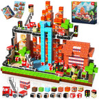Fire Station Magnetic Building Blocks