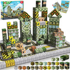Village Magnetic Building Blocks Set