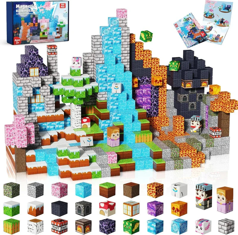 Forest and Ice Magnetic Building Set