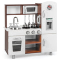 Kids Kitchen Playset with Realistic Sounds and Lights