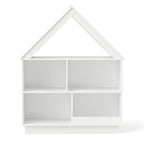 3-Tier House-Shaped Toy Storage Organizer with Open Shelves