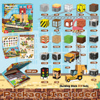 Jeu de construction magnétique de ville