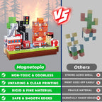 Fire Station Magnetic Building Blocks