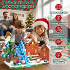 Ensemble de blocs de construction magnétiques de Noël