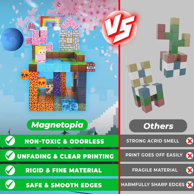 Pink Fantasy Magnetic Building Set