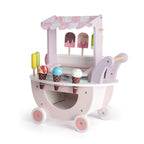 Wooden Ice Cream Cart with Magnetic Scooper