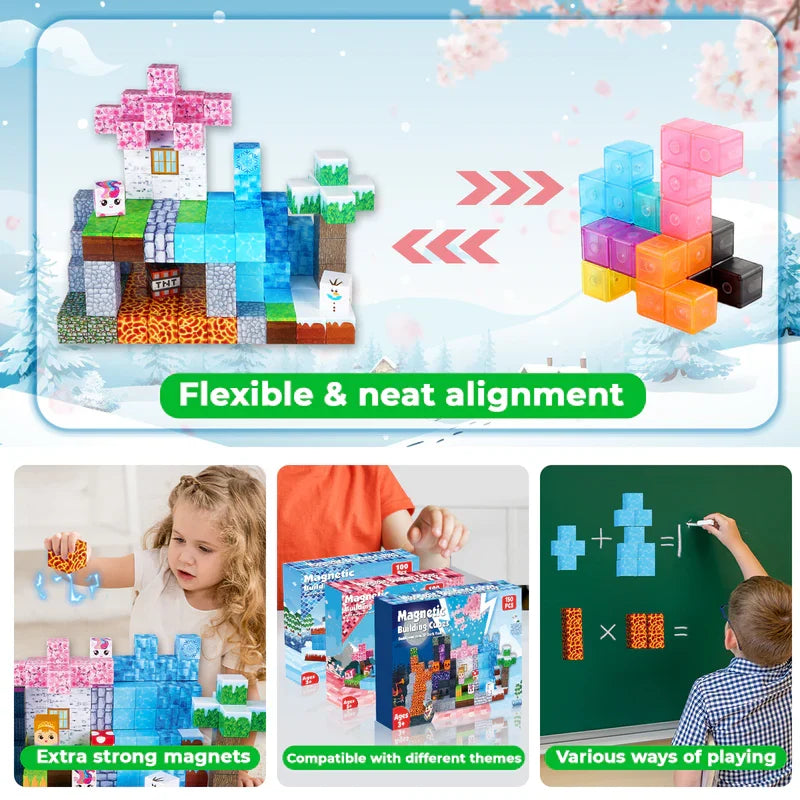 Forest and Ice Magnetic Building Set