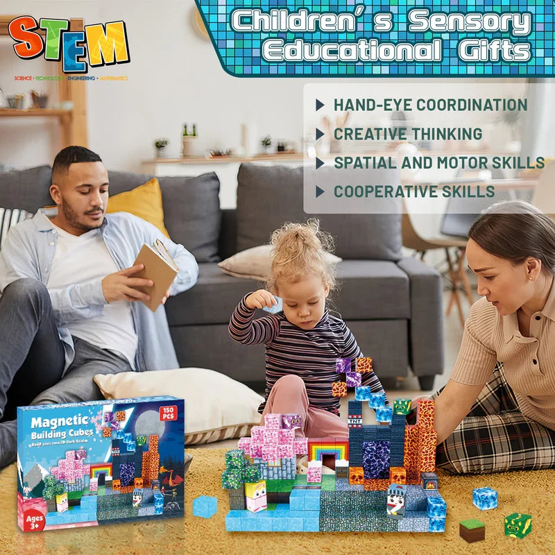 Pink Fantasy Magnetic Building Set