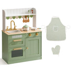 Cuisine en bois pour enfants avec évier
