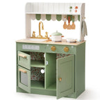 Cuisine en bois pour enfants avec évier