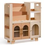 Étagère à livres et meuble de rangement pour jouets en bois pour enfants