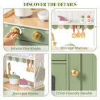 Cuisine en bois pour enfants avec évier