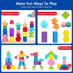 Holzperlen Auffädelspiel für Kleinkinder