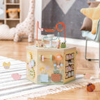 13-in-1 Holzwürfel mit Spiel- und Lernfunktionen für Kleinkinder