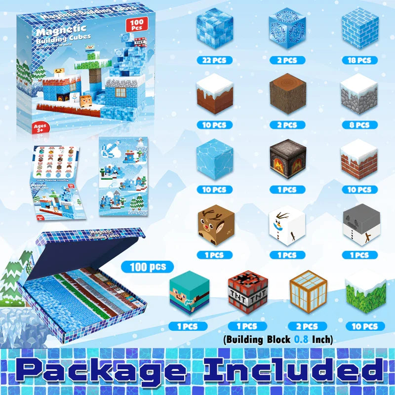 Winter World Magnetic Building Set