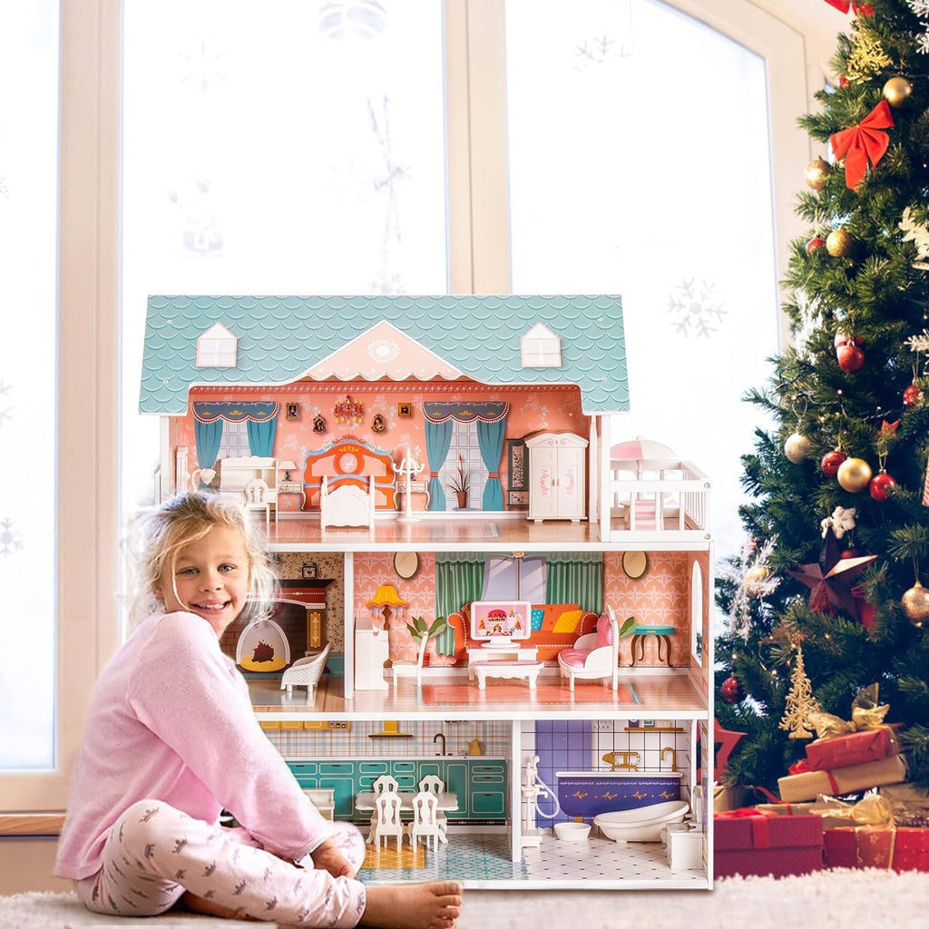 Holzpuppenhaus für Kinder