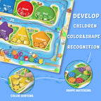 Wooden Magnetic Bead Maze Board for Toddlers