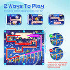 Wooden Magnetic Bead Maze Board for Toddlers
