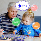 Wooden Magnetic Bead Maze Board for Toddlers