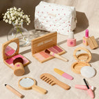 Hölzernes Make-up-Spielset für Kleinkinder