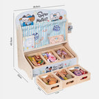 Hölzernes Supermarkt-Spielset | SproutHands™
