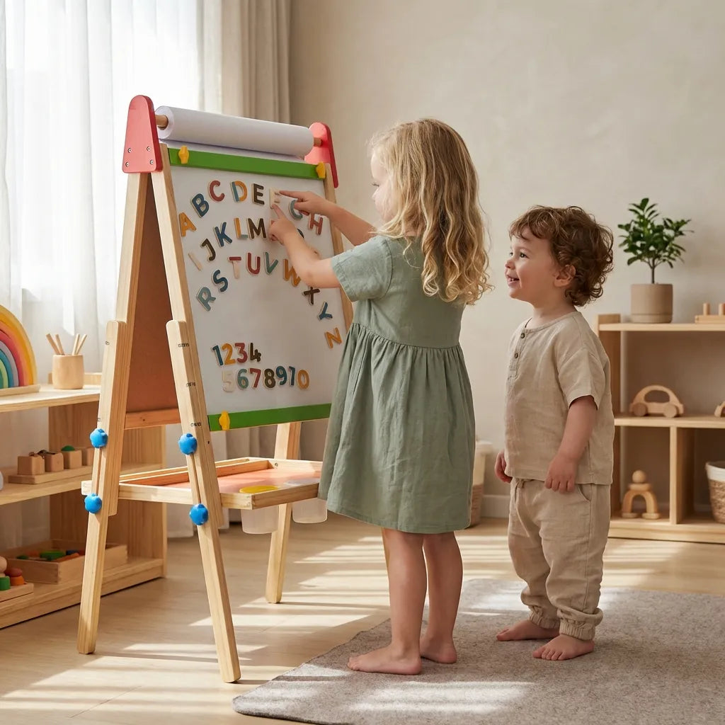 Wooden Easel for Kids