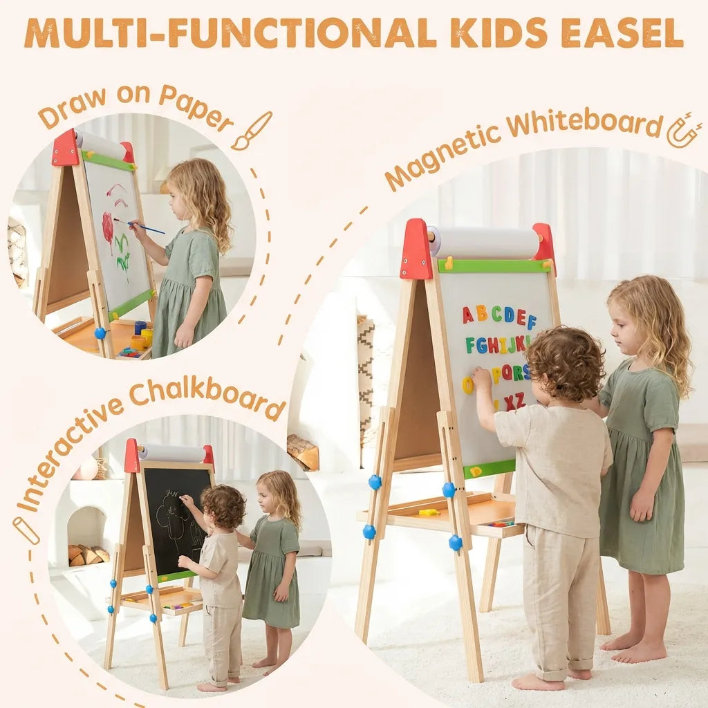 Wooden Easel for Kids