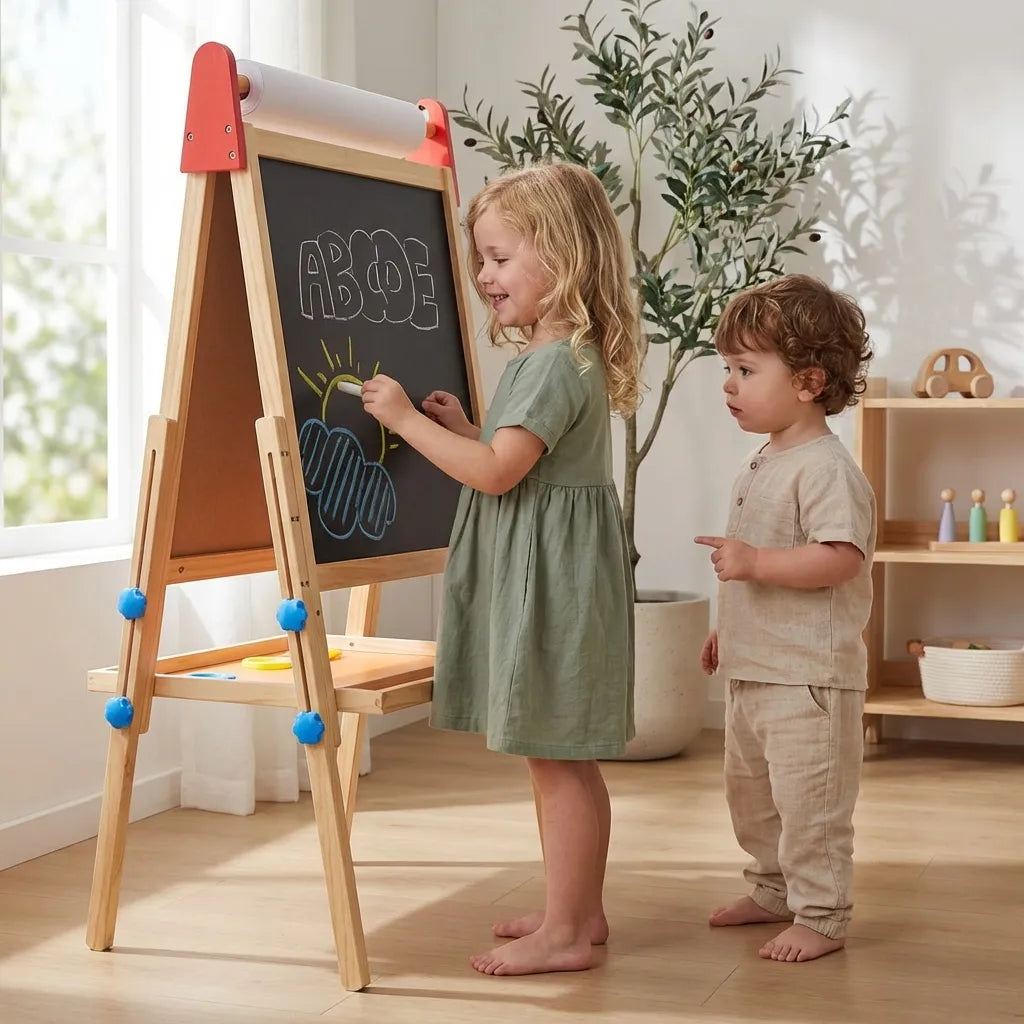 Wooden Easel for Kids
