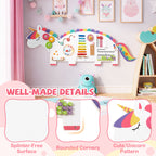 11-In-1 Dinosaur Activity Wall Busy Board Panels for Toddlers Education and Early Development