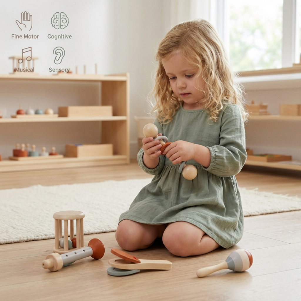 Wooden Toy Musical Instruments