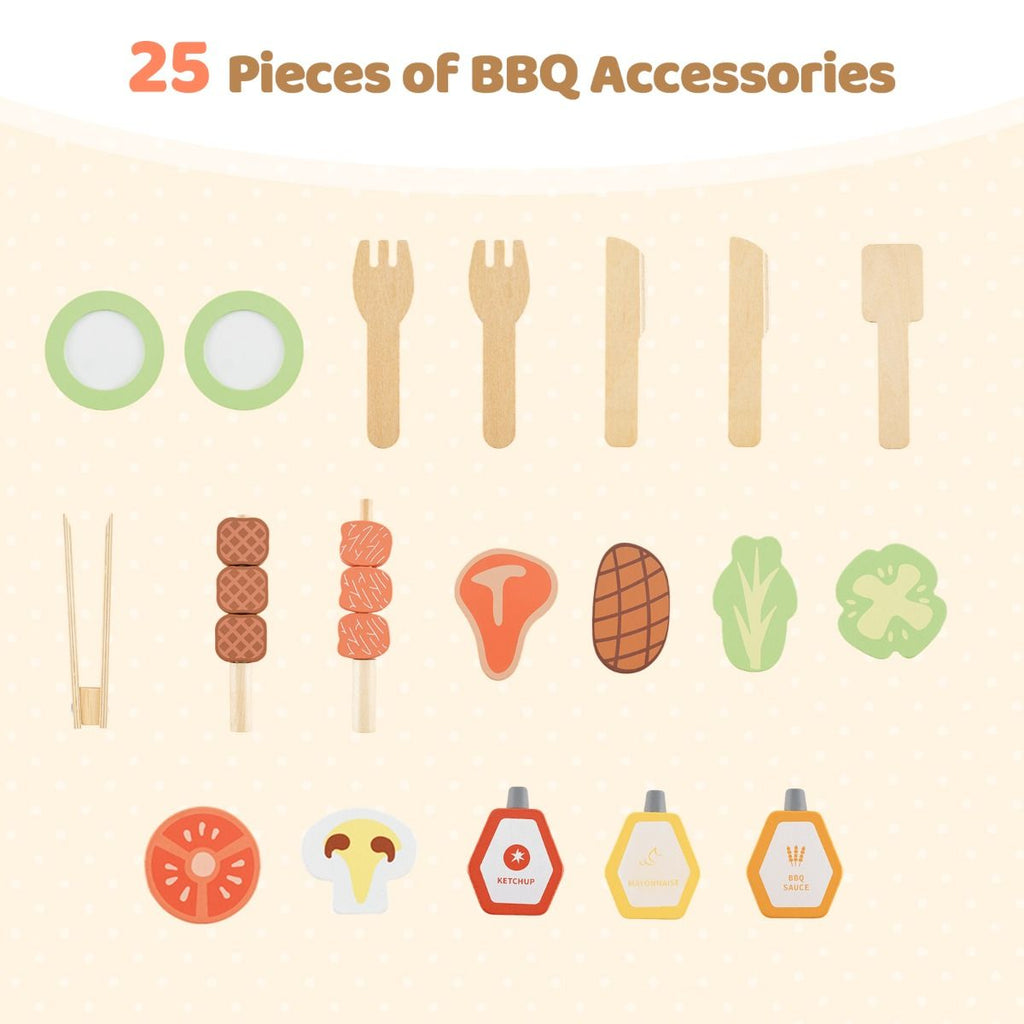 BBQ-Grill-Spielzeug mit Kreidetafel & Spielessen SproutHands™