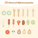 BBQ-Grill-Spielzeug mit Kreidetafel & Spielessen SproutHands™