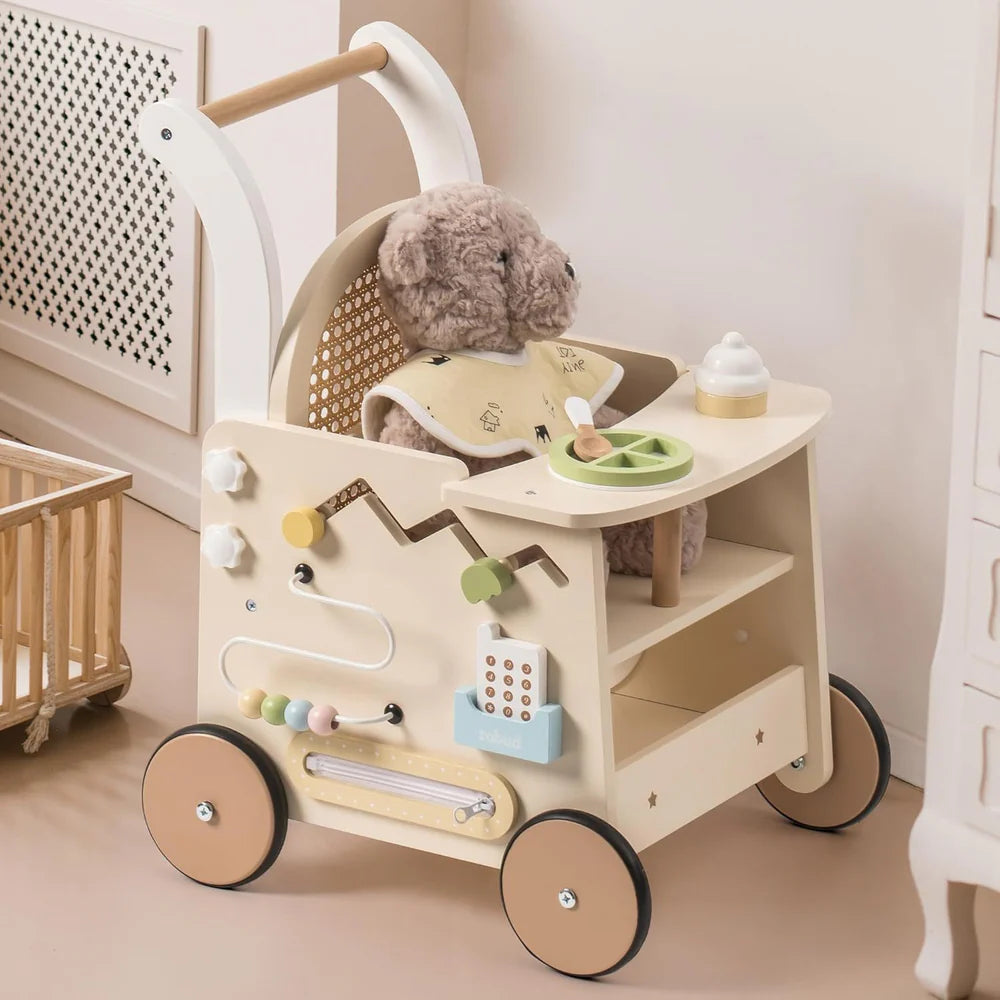 SproutHands™ Rattan Baby Walker