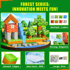 Ensemble de construction magnétique Forêt pour enfants 3 ans et plus