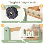 Kids Gardening Set with Wooden Trolley