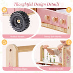 Kids Gardening Set with Wooden Trolley