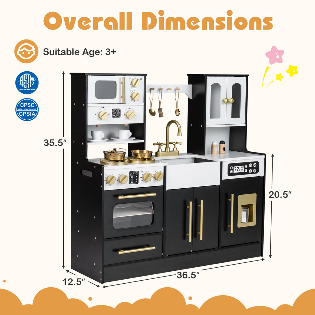 Kids Kitchen Playset with Lights & Sounds SproutHands™