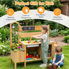 Kinder-Matschküche mit Vogelkäfig & Blumenkasten SproutHands™