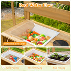 Kinder-Matschküche mit Vogelkäfig & Blumenkasten SproutHands™