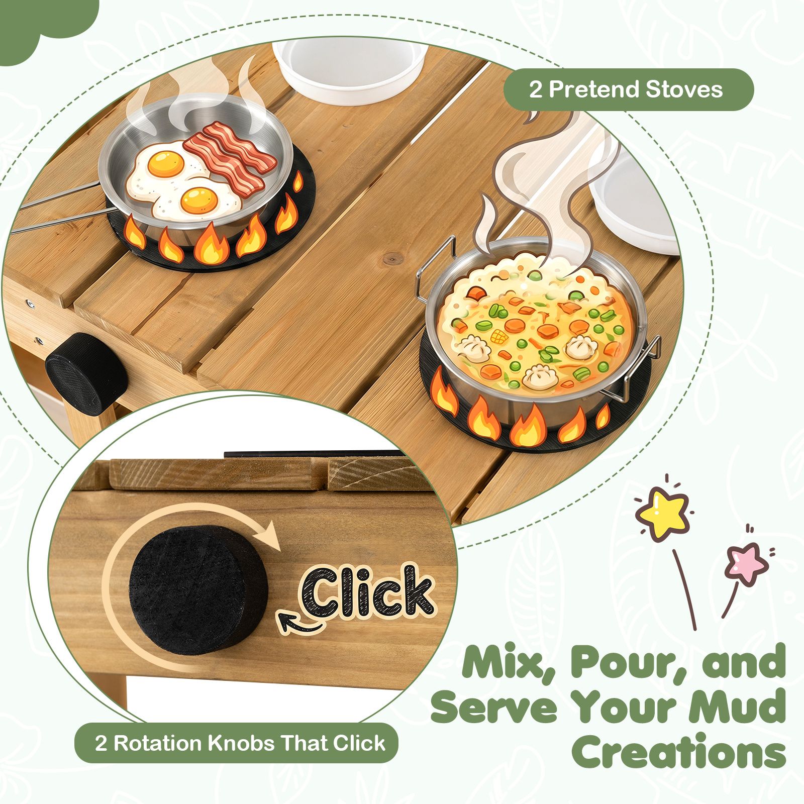 Kinder Matschküche mit Pflanzkasten SproutHands™